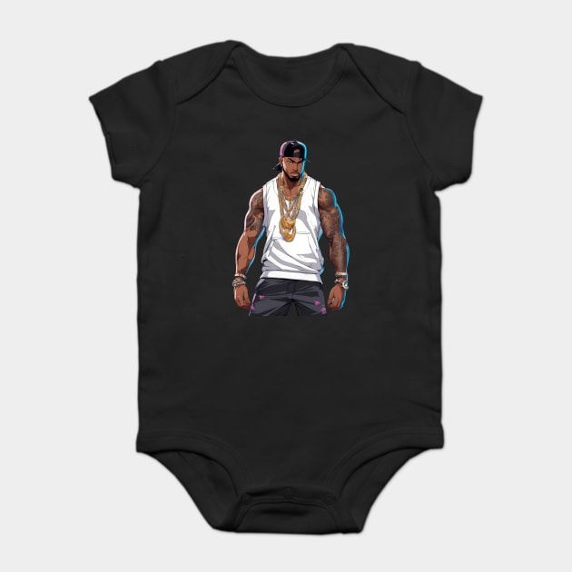 Street Gang Baby Bodysuit by animegirlnft